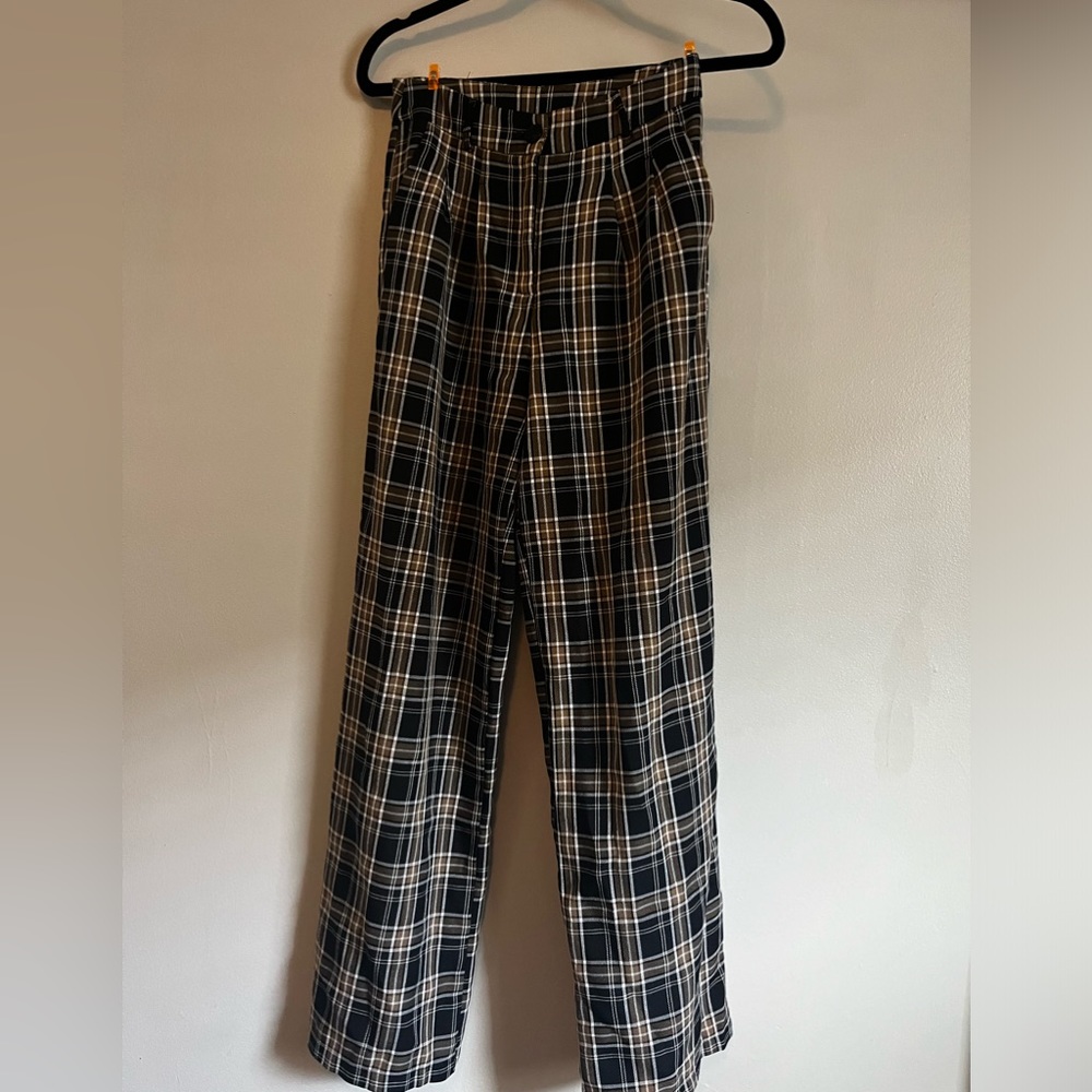 Pitaya plaid pants
